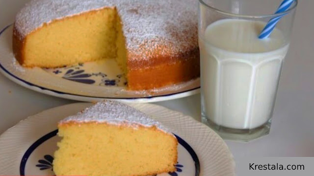 الكيكة باللبن الحليب اللذيذة والهشة وتحضيرها في المنزل
