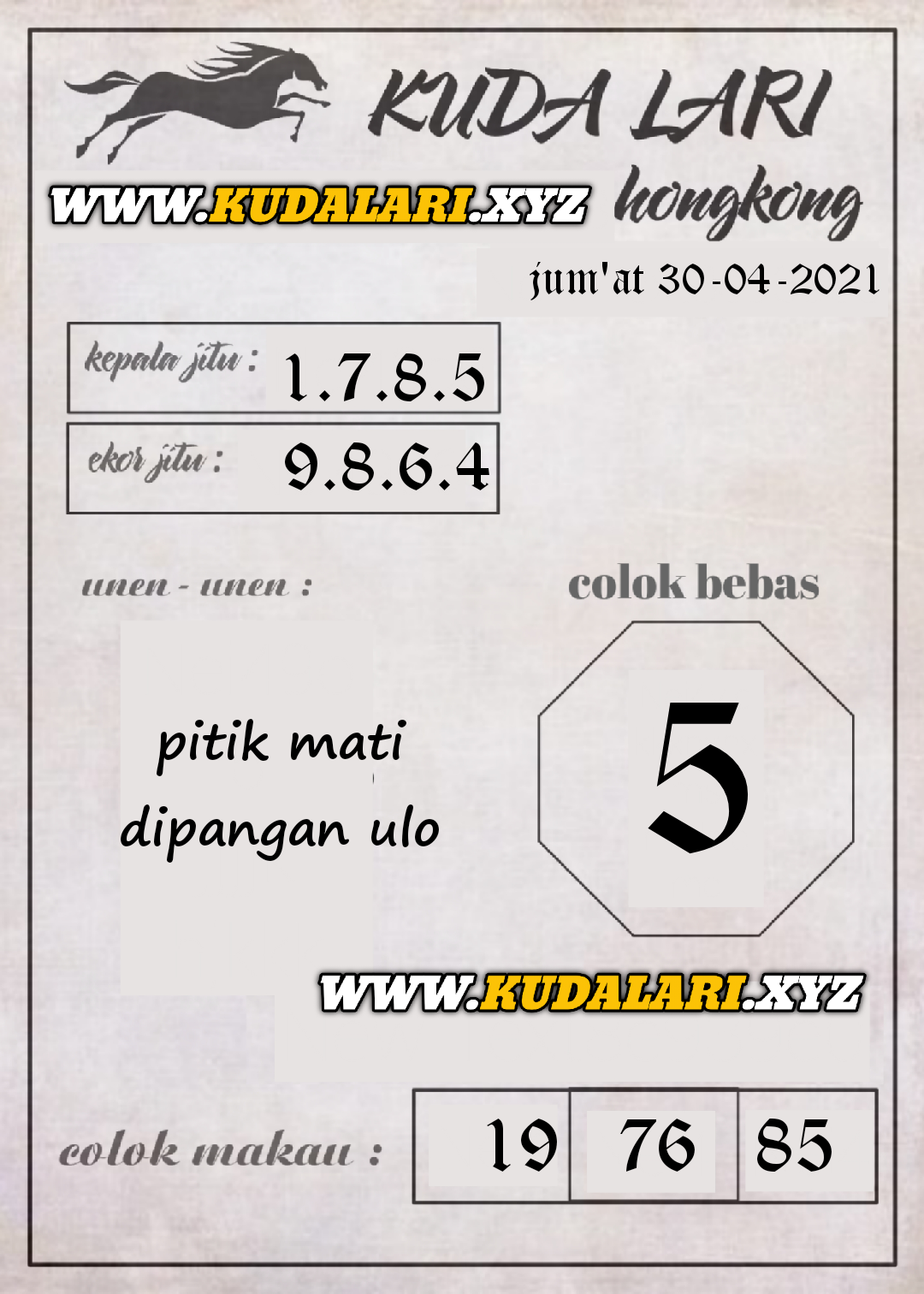 Syair hongkong Rajapaito Aplikasi Togel