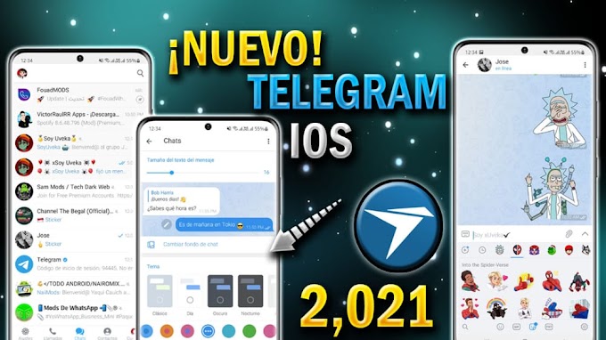 Telegram Estilo IOS para android