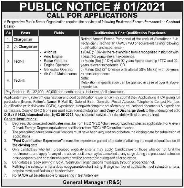 New Govt Jobs in Public Sector Organization || in Islamabad, Punjab, Pakistan 2021