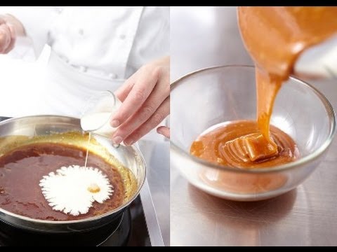 Technique de cuisine Réaliser une sauce caramel et une garniture de caramel mou 