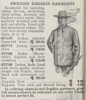 Swedish Dogskin Garments