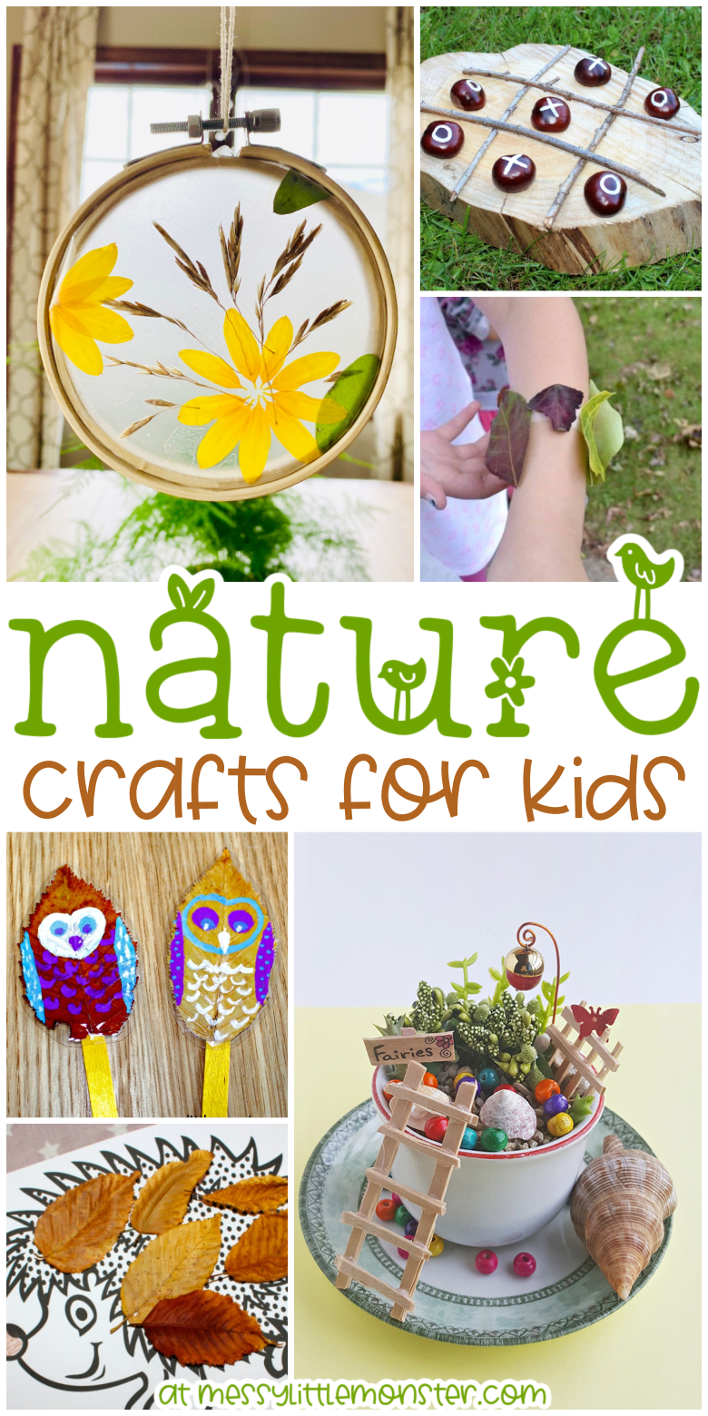 Fun Nature Crafts for Kids - Messy Little Monster