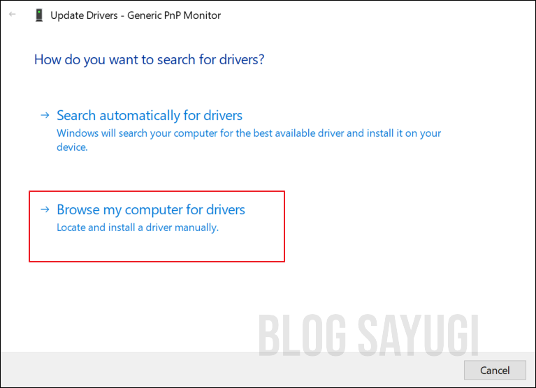 generic pnp monitor driver installer generic pnp monitor driver installer