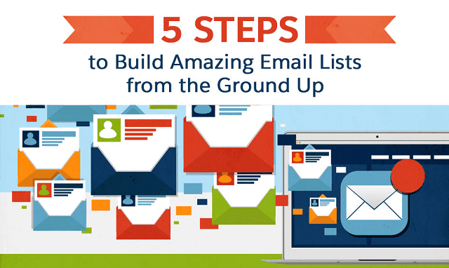 5 Steps to Build Amazing Email Lists from the Ground Up