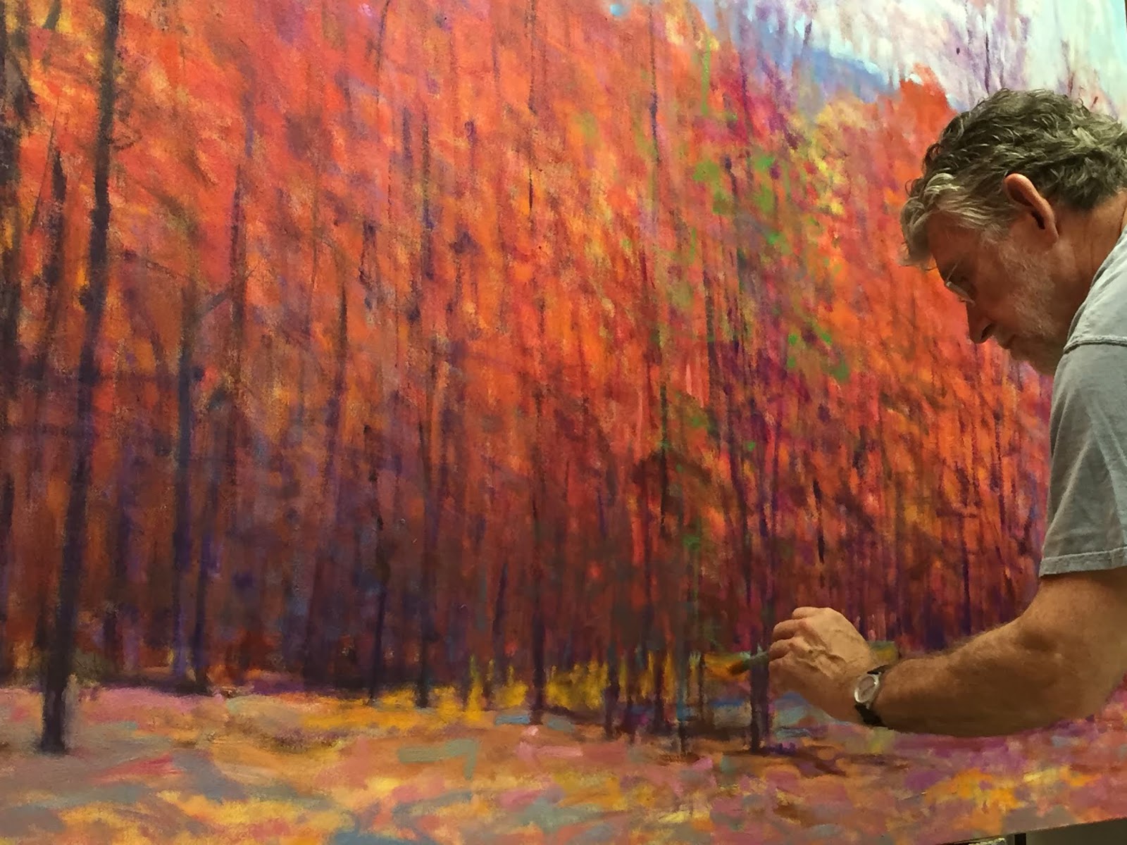 Everett woodson oil painting