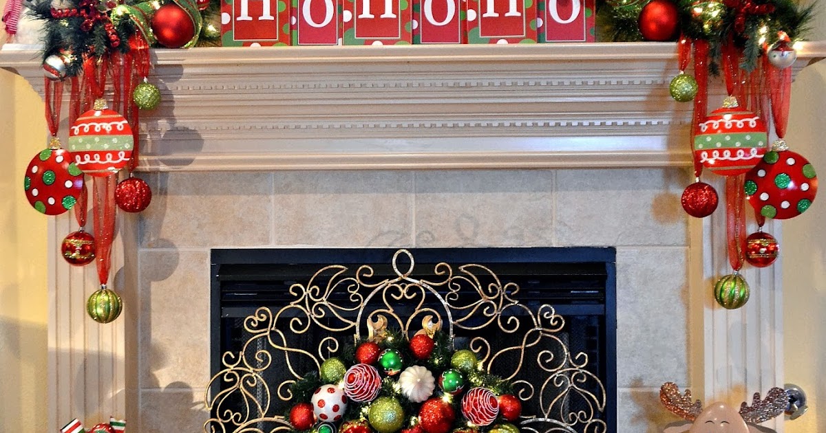 Kristen's Creations Whimsical Christmas Mantel 2013