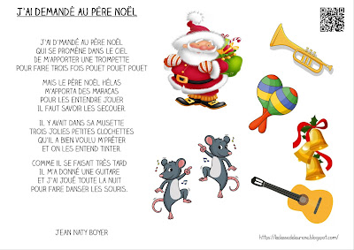 La maternelle de Laurène: Paroles - J'ai demandé au Père Noël La maternelle de Laurène: Paroles - J'ai demandé au Père Noël