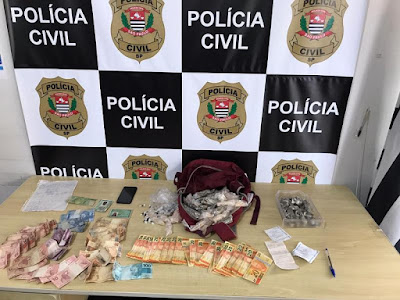 Polícia Civil prende em flagrante dois suspeitos de tráfico de drogas em Registro-SP