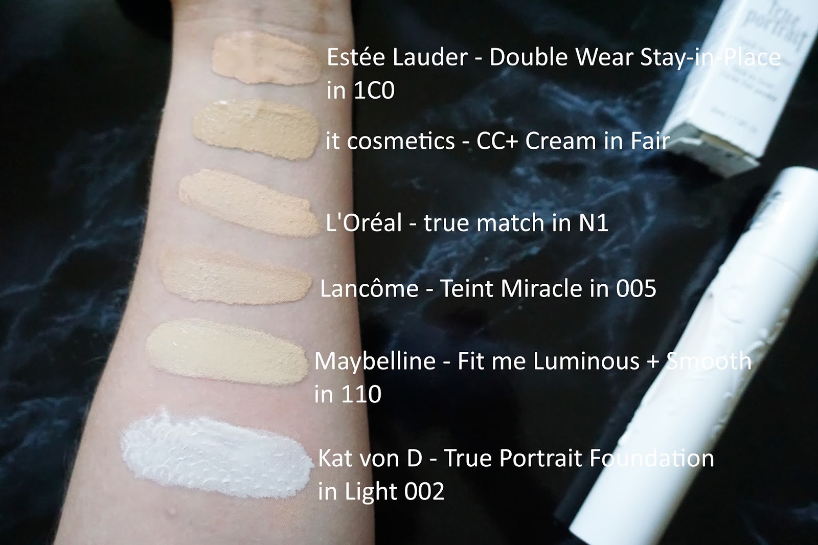 [Review] Kat von D True Portrait Foundation Peppy Notes