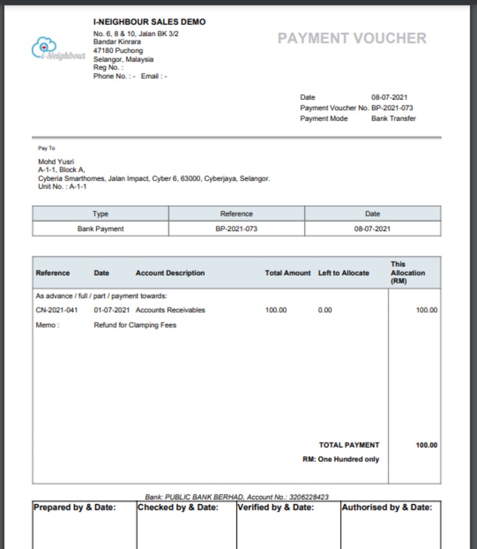 iAccount How to Issue a Refund to Owner FingerTec Technical Blog