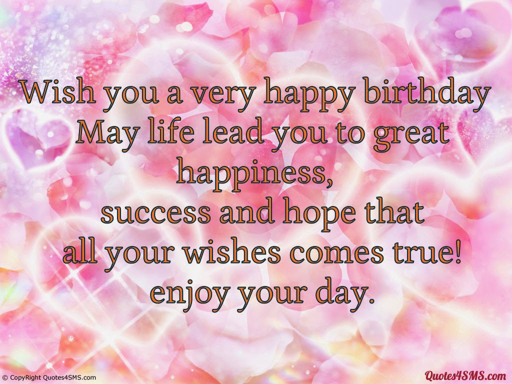 Happy Birth Day Quotes for girl with wallpaper 8