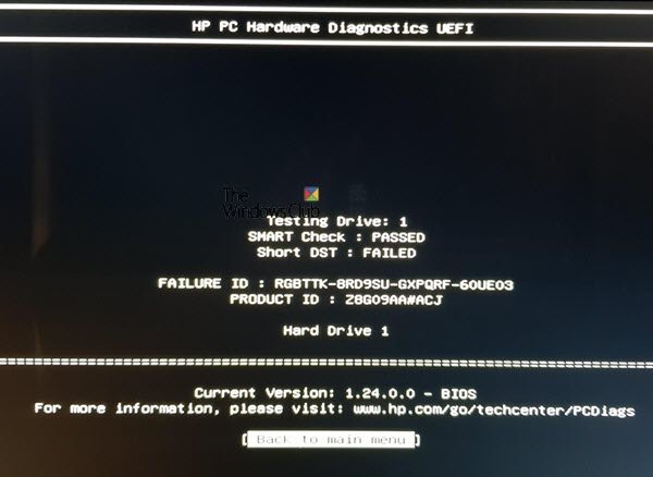 HP pc-hardwarediagnose.