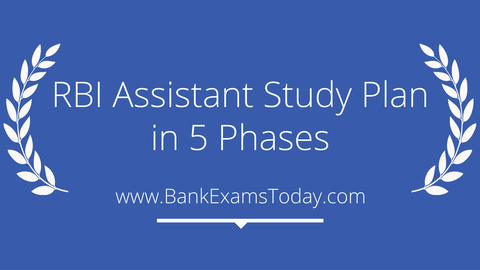 RBI Assistant study plan