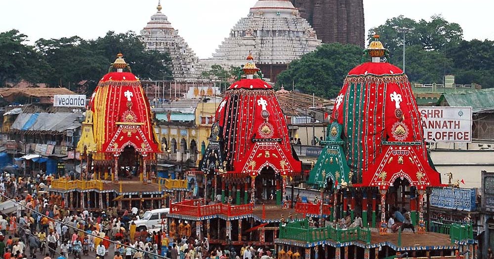 Puri Rath Yatra-Three Deities In Three Chariot Go To Their Aunt's House ...