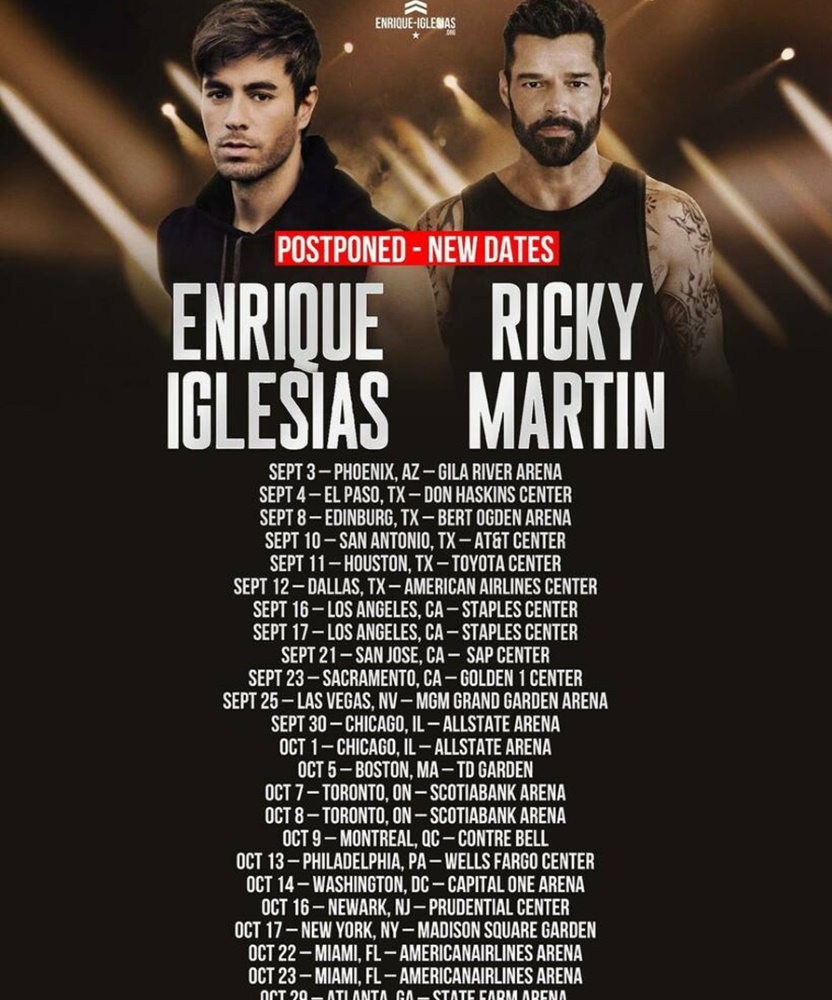 Ricky Martin official fan club Barcelona Gira Enrique Iglesias y Ricky