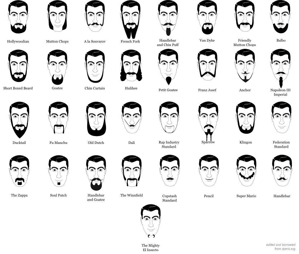 The Beard Blog: Different kinds of beards
