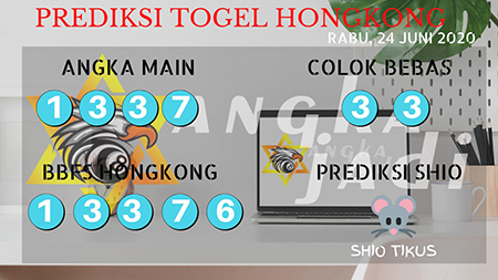 Prediksi Togel Hongkong Rabu 24 Juni 2020 Hari Ini Prediksitogel Jp