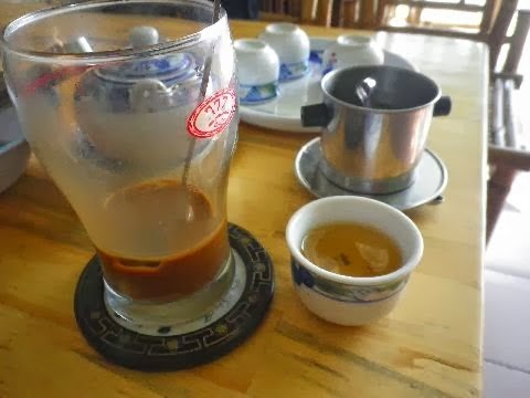 ニャチャンでユニークなハス茶
