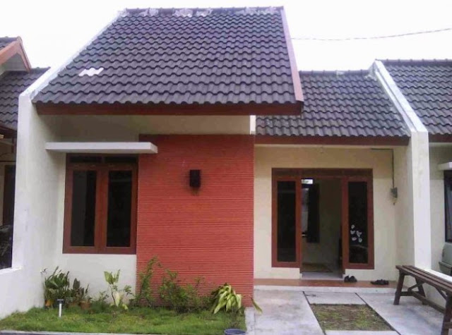 single floor house design in village