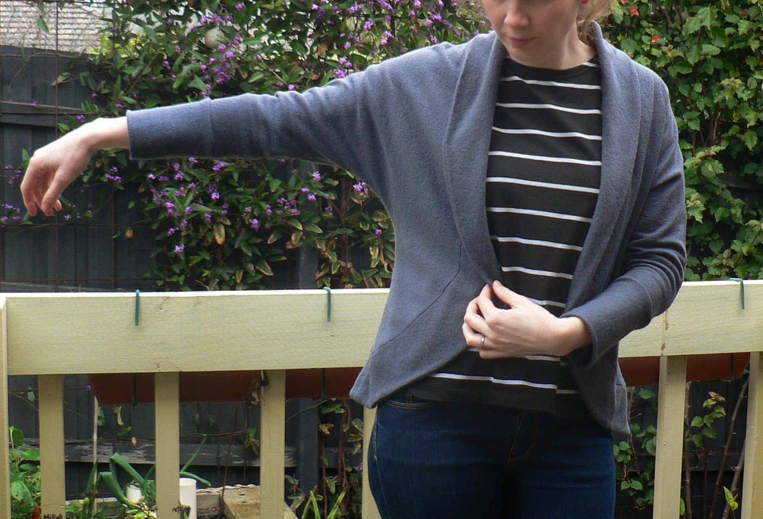 Finished - the Borderline Frumpy Cardigan