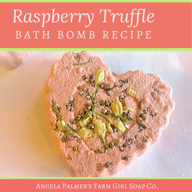 This lovely Raspberry Truffle DIY bath bomb recipe is as sweet looking as it is sweetly fragrant. Try the step-by-step tutorial to make these darling heart-shaped DIY bath bombs yourself. 