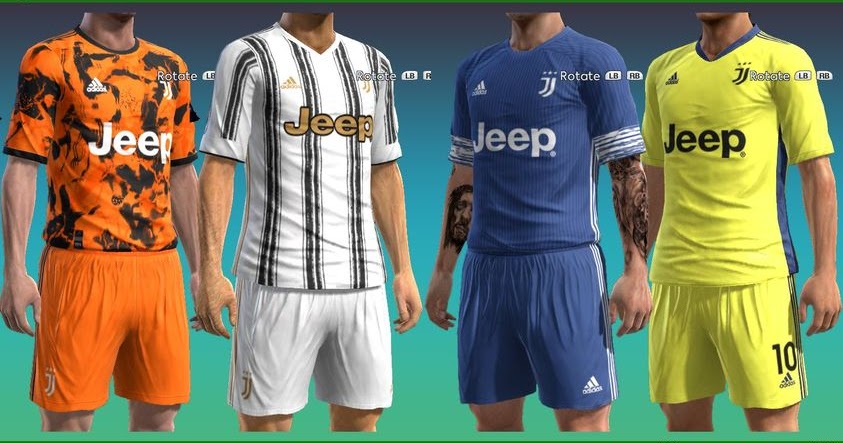 Juventus Kits Season 2020 2021 For Pes 2013