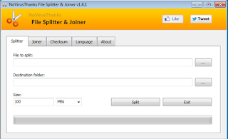 File Splitter & Joiner 1.6.1.0 Español Portable  1111111111111111