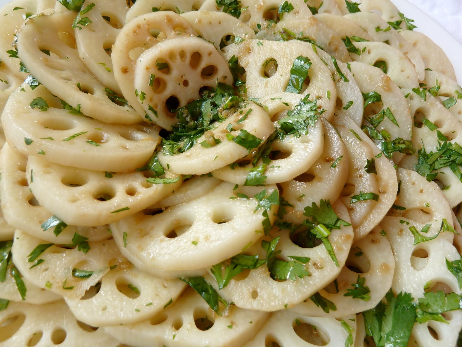 moreterriers lotus root salad
