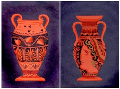 greek and roman  pottery design  lesson plan Art Education 