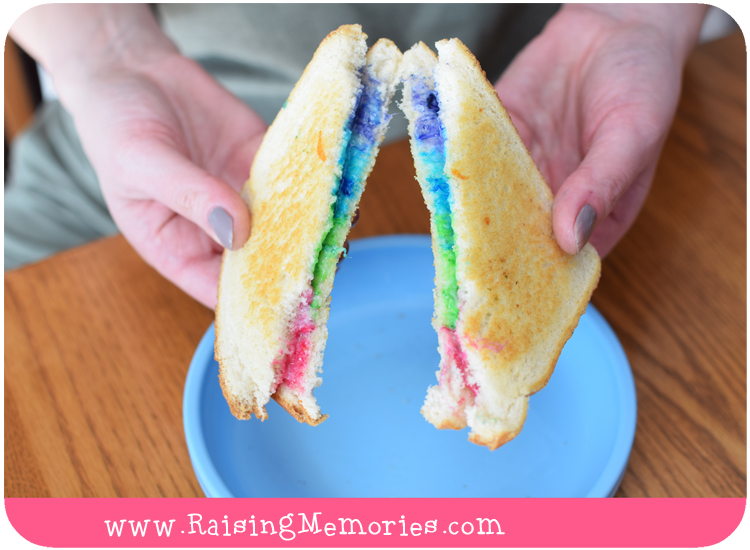 Rainbow Grilled Cheese