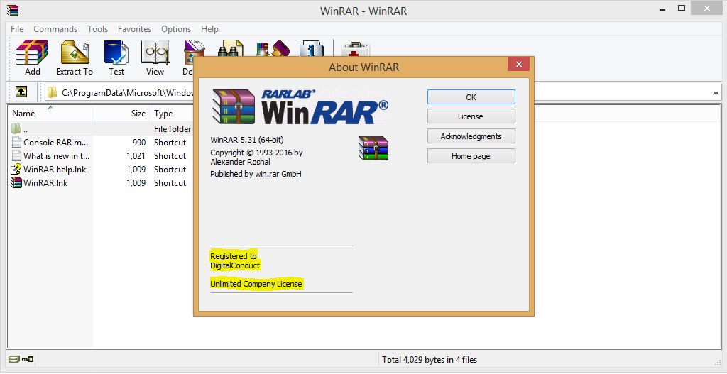 WinRar Latest Version With Licence (rarreg.key) Free Download Without ...