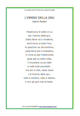 Poesie Di Natale Asilo Nido.Ciao Bambini Ciao Maestra Gianni Rodari