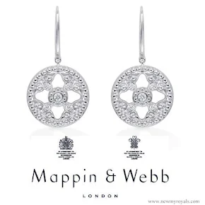 Kate Middleton jeweler Mappin & Webb Empress Earrings