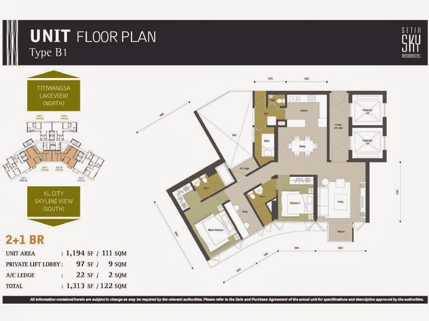 Setia Sky Residence Types and Floor Plan KLiHome