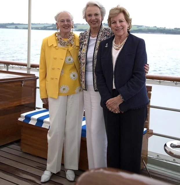 Queen Margrethe, Princess Benedikte and Queen Anne-Marie have spent a few days together at Graasten Castle