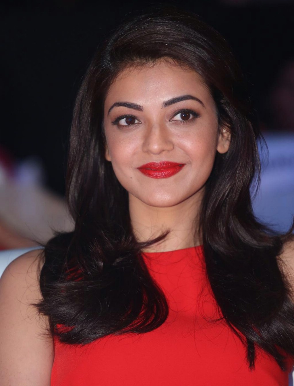 High Quality Bollywood Celebrity Pictures Kajal Aggarwal Looks Super Sexy In Red Dress At