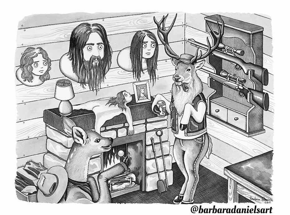The Role Of Humans And Animals Is Reversed in These Parallel World Illustrations. The Outcome Is Terrifying! The Role Of Humans And Animals Is Reversed in These Parallel World Illustrations. The Outcome Is Terrifying!