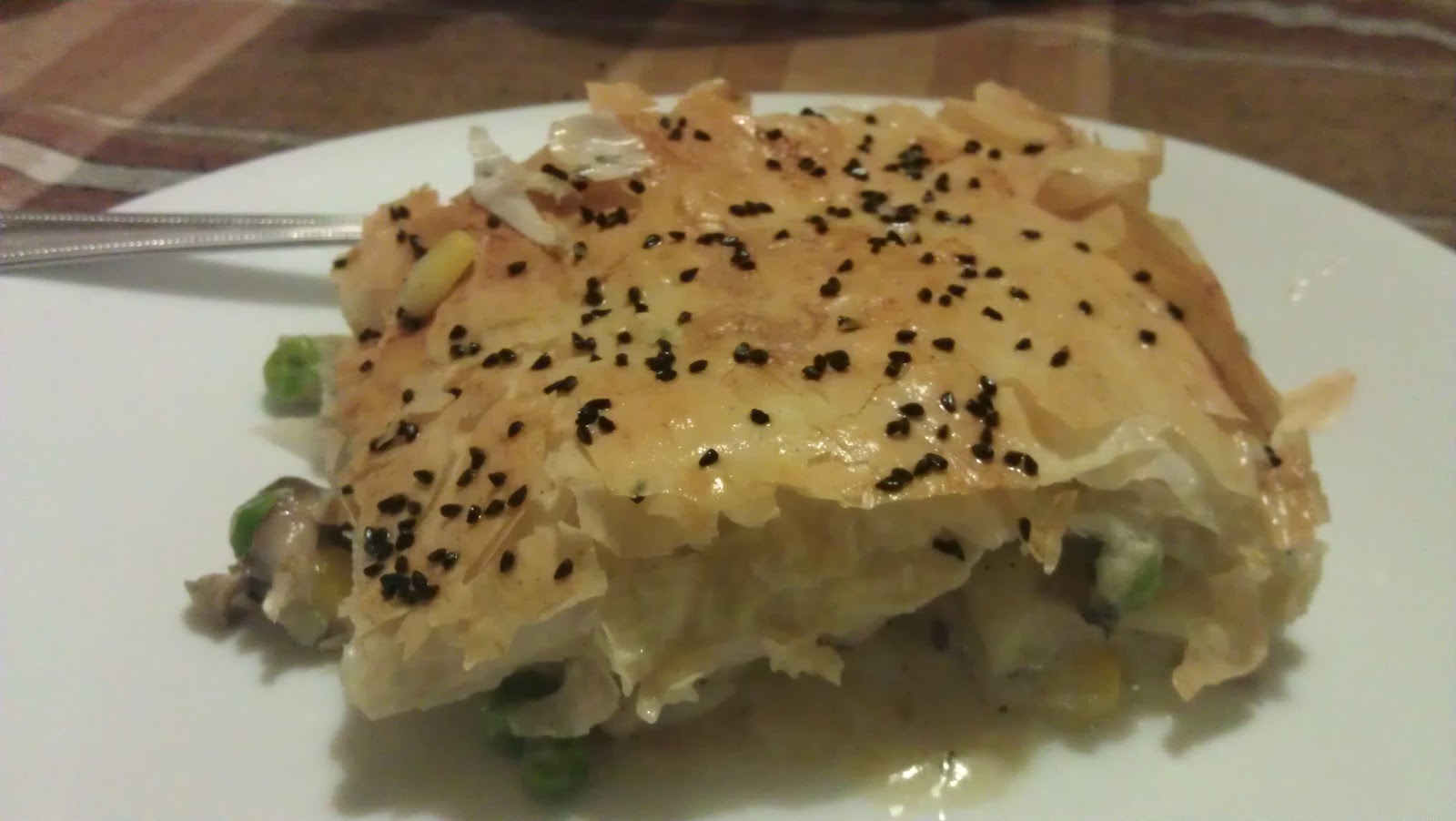 My Humble Kitchen: Chicken pie in filo pastry