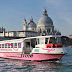 Venezia: “Vaporetto Rosa” in laguna