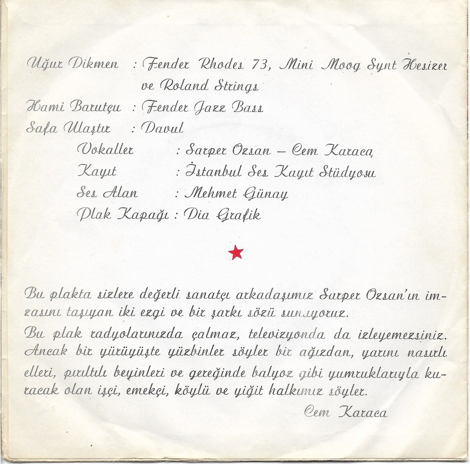 Cem Karaca Beyaz Atli Lyrics Musixmatch