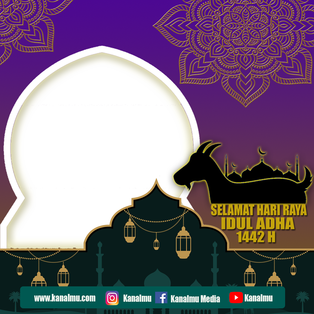 6 Template twibbon ucapan selamat hari raya qurban idul adha 1442 H ...