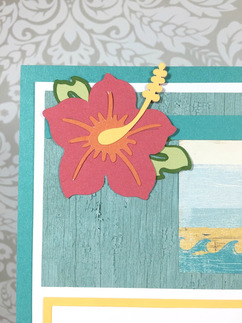 Courtney Lane Designs Cricut Hawaiian Vacation Layout