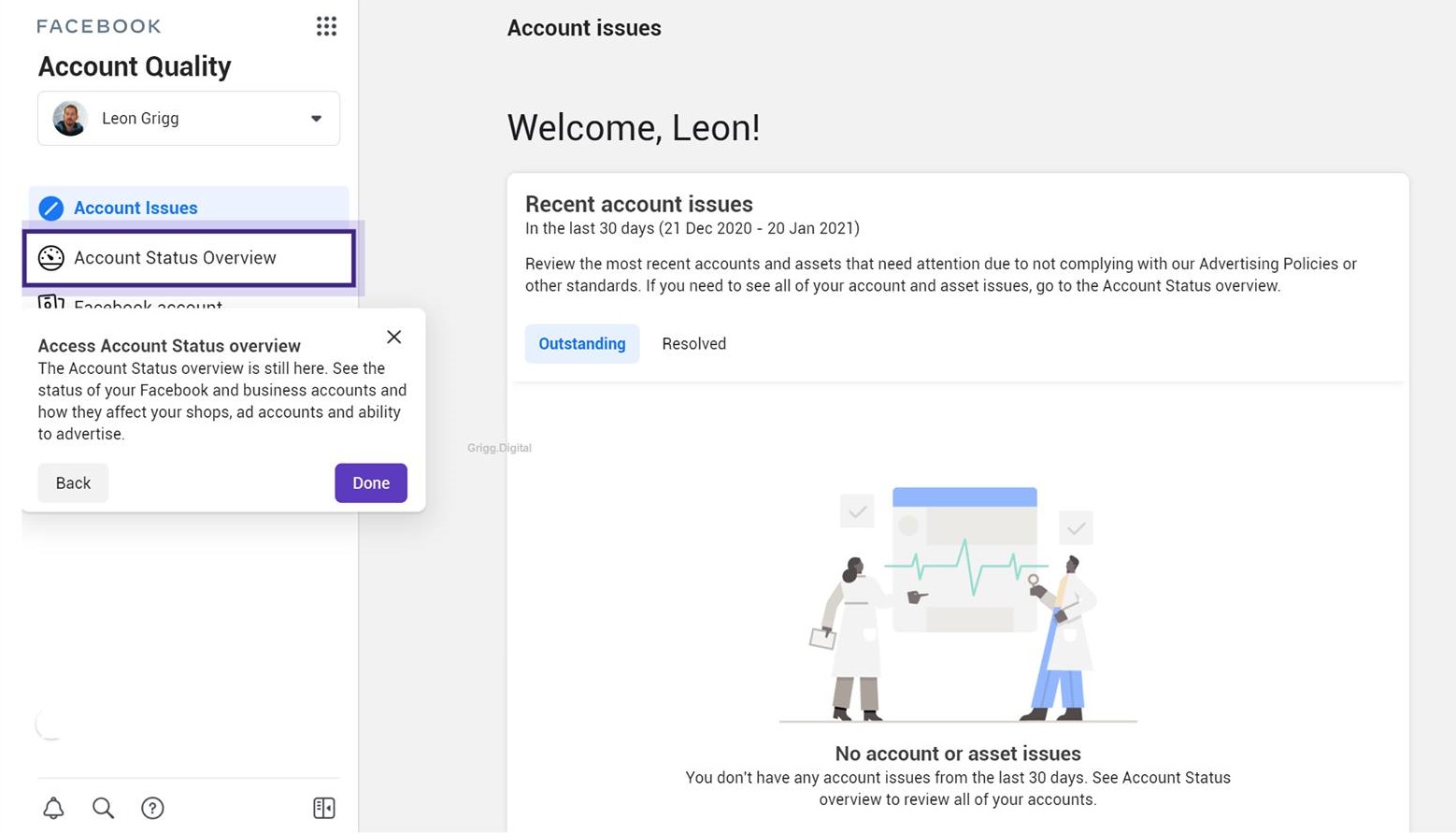 Facebook’s Account Quality Dashboard Gets New Account Issues Tab Added
