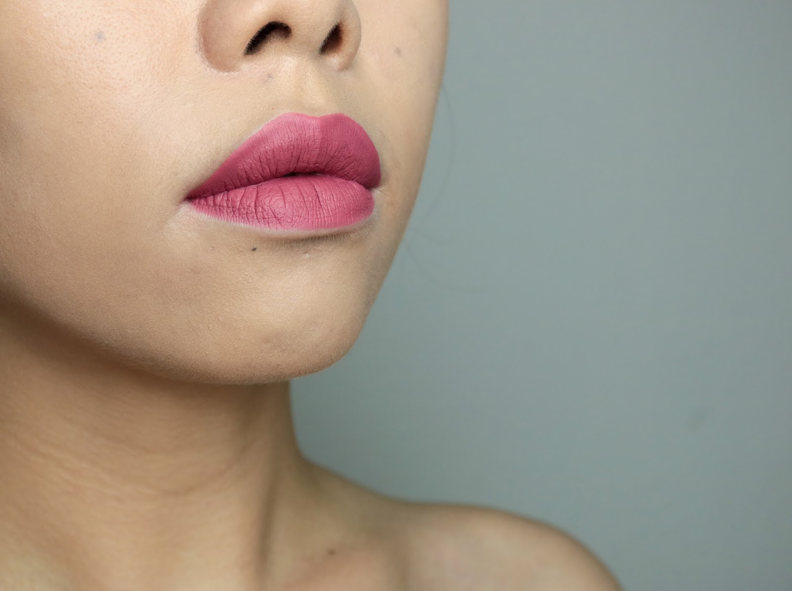 Les Velour Liquid Lipsticks de Jeffree Star Rose Matter swatch