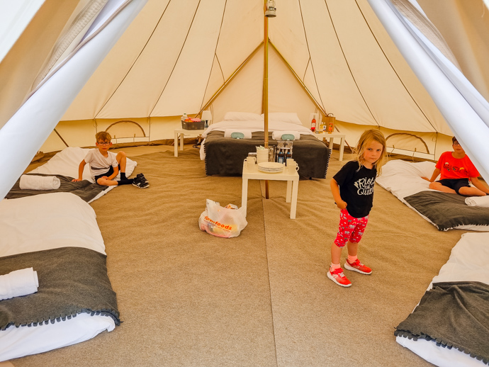 cloud nine glamping, family glamping, cotswolds glamping