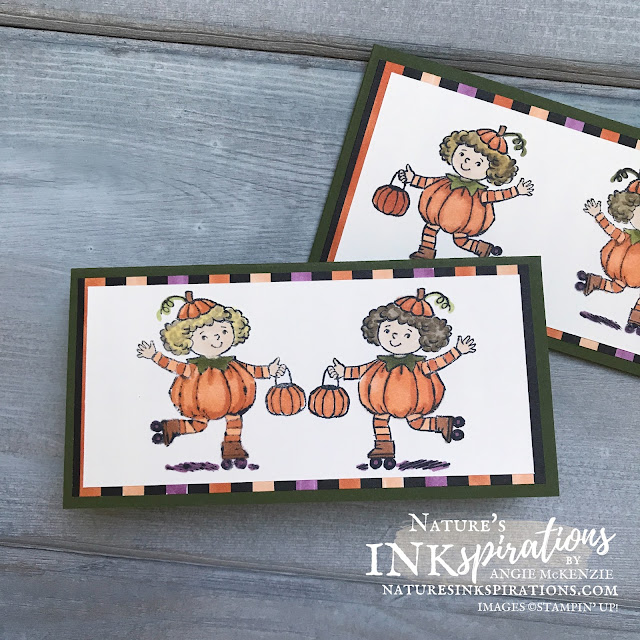 By Angie McKenzie for the Crafty Collaborations Halloween Blog Hop; Click READ or VISIT to go to my blog for details! Featuring the Seasons of Fun Host Cling Stamp Set along with the Pattern Party 12" x 12" Host Designer Series Paper by Stampin' Up!