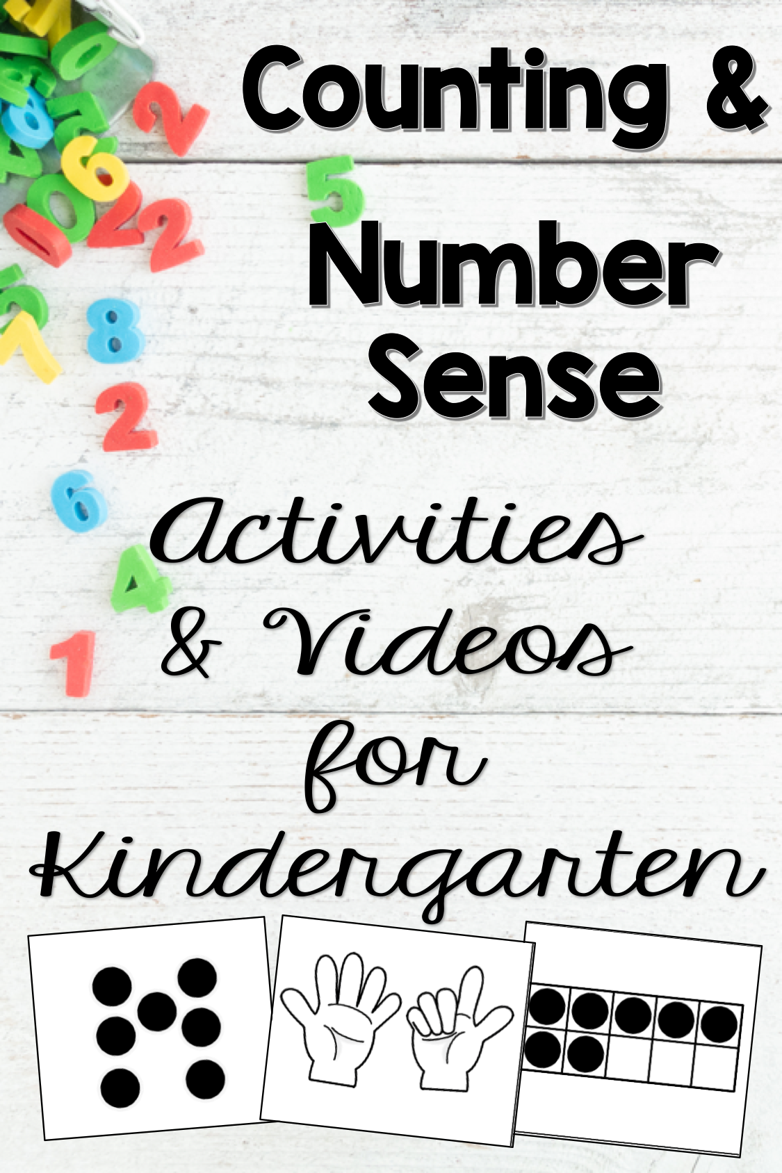 counting number sense activities for kindergarten