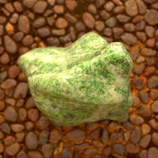 Bahan Batu Biseki Giok Jadeite Apple Green Type A Berat 5kg RJD002
