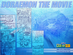 Background Design Doraemon Black Background 19